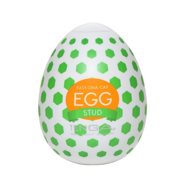 Tenga - Masturbator Egg Stud (Green) - Masturbator Egg (Non Vibration) Durio.sg