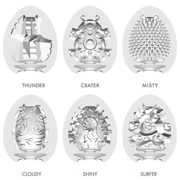 Tenga - Masturbator Egg Value Pack (6 Tenga Eggs) - Masturbator Egg (Non Vibration) Durio.sg