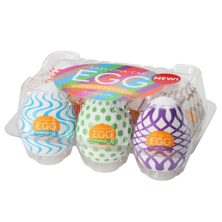 Tenga - Masturbator Egg Wonder Package Value Pack (6 Tenga Eggs) - Masturbator Egg (Non Vibration) Durio.sg