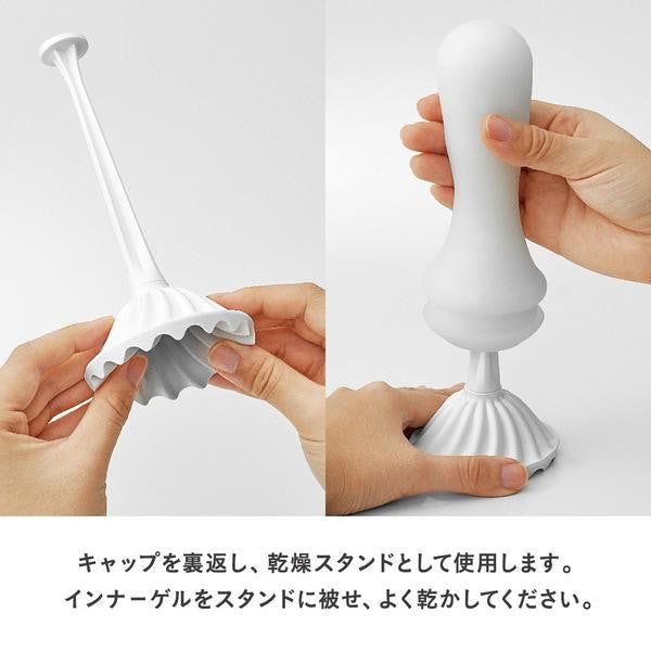 Tenga - Moova Reusable Cup Masturbator (Silky White) - Masturbator Soft Stroker (Non Vibration) Durio.sg