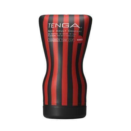 Tenga - New Squeeze Tube Cup Masturbator Hard (Black) - Masturbator Non Reusable Cup (Non Vibration) Durio.sg