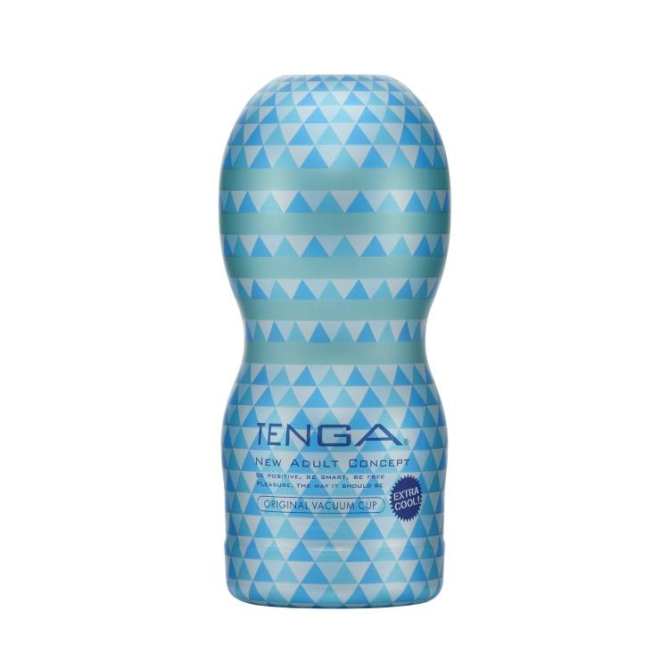 Tenga - Original Vacuum Cup Masturbator Extra Cool (Blue) - Masturbator Non Reusable Cup (Non Vibration) Durio.sg