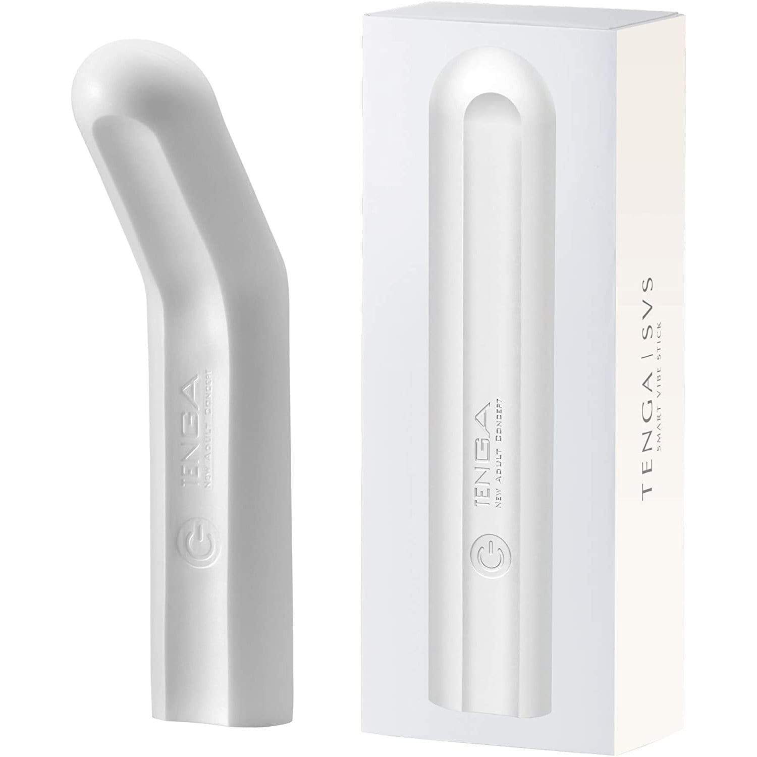 Tenga - SVS Smart Vibe Stick Rechargeable Vibrator (Pearl White) - Bullet (Vibration) Rechargeable Durio.sg