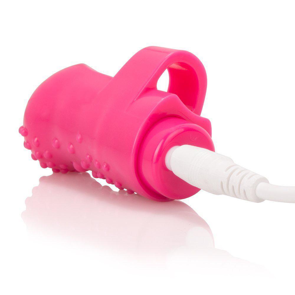 The Screaming O - Charged FingO Rechargeable Finger Vibe (Pink) - Clit Massager (Vibration) Rechargeable Durio.sg