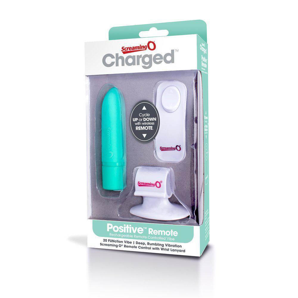 The Screaming O - Charged Postive Remote Control Rechargeable Bullet Vibrator (Green) - Bullet (Vibration) Rechargeable Durio.sg