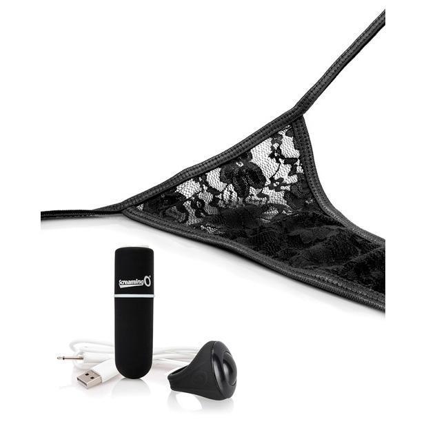 The Screaming O - My Secret Rechargeable Remote Control Panty Vibrator (Black) - Lingerie (Vibration) Rechargeable Durio.sg