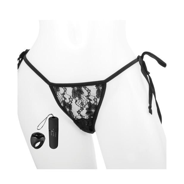 The Screaming O - My Secret Remote Control Panty Vibrator Set (Black) - Lingerie (Vibration) Non Rechargeable Durio.sg