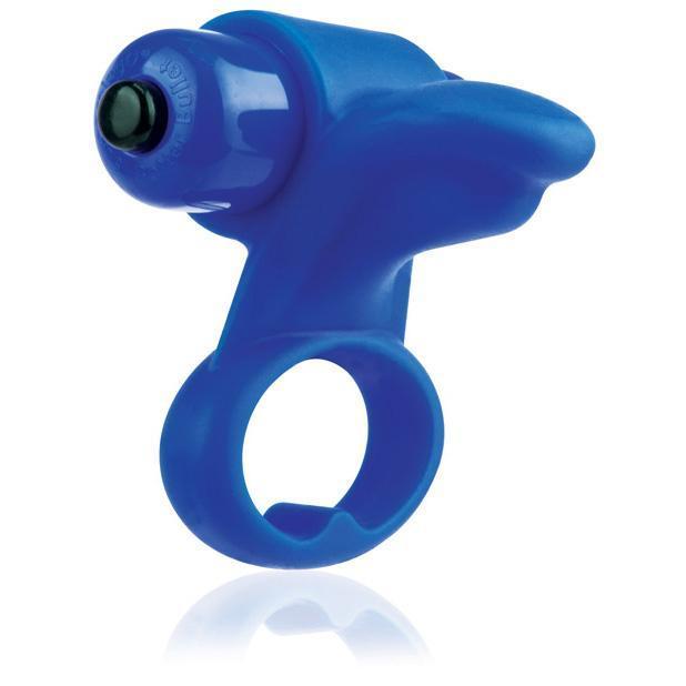 The Screaming O - You Turn 2 Finger Fun Vibe (Blue) - Clit Massager (Vibration) Non Rechargeable Durio.sg