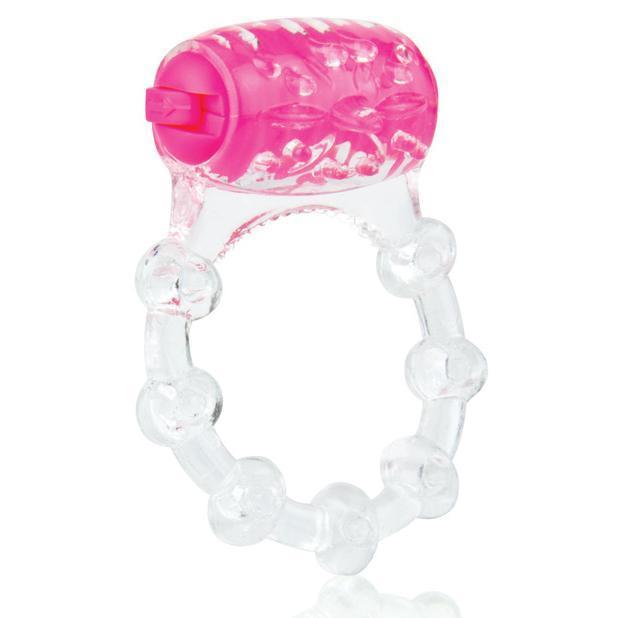 TheScreamingO - ColorPoP Quickie Screaming O Vibrating Cock Ring (Pink) - Rubber Cock Ring (Vibration) Non Rechargeable Durio.sg