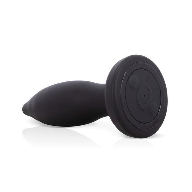 TheScreamingO - My Secret Remote Rechargeable Vibrating Anal Plug (Black) - Remote Control Anal Plug (Vibration) Rechargeable Durio.sg