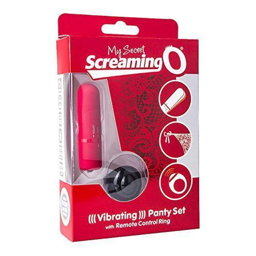 TheScreamingO - My Secret Screaming O Vibrating Panty Set (Red) - Panties Massager Remote Control (Vibration) Rechargeable Durio.sg