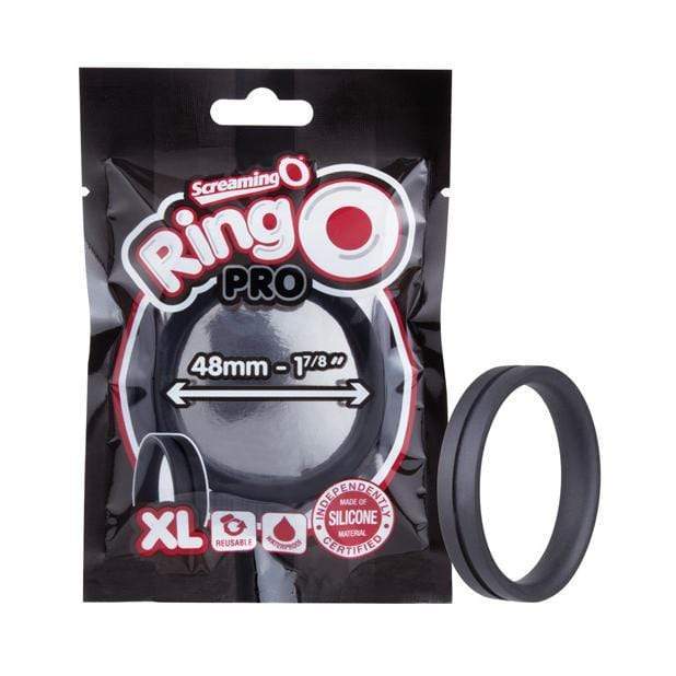 TheScreamingO - RingO Pro XL Cock Ring (Black) - Cock Ring (Non Vibration) Durio.sg