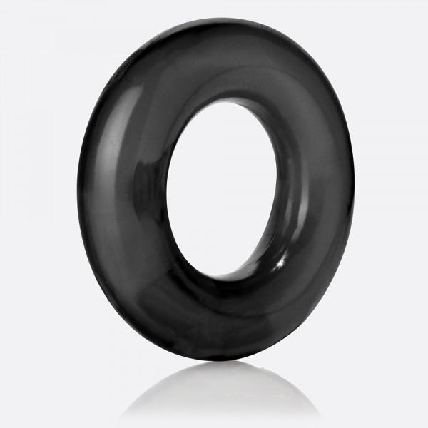 TheScreamingO - RingO Rubber Cock Ring (Black) - Rubber Cock Ring (Non Vibration) Durio.sg