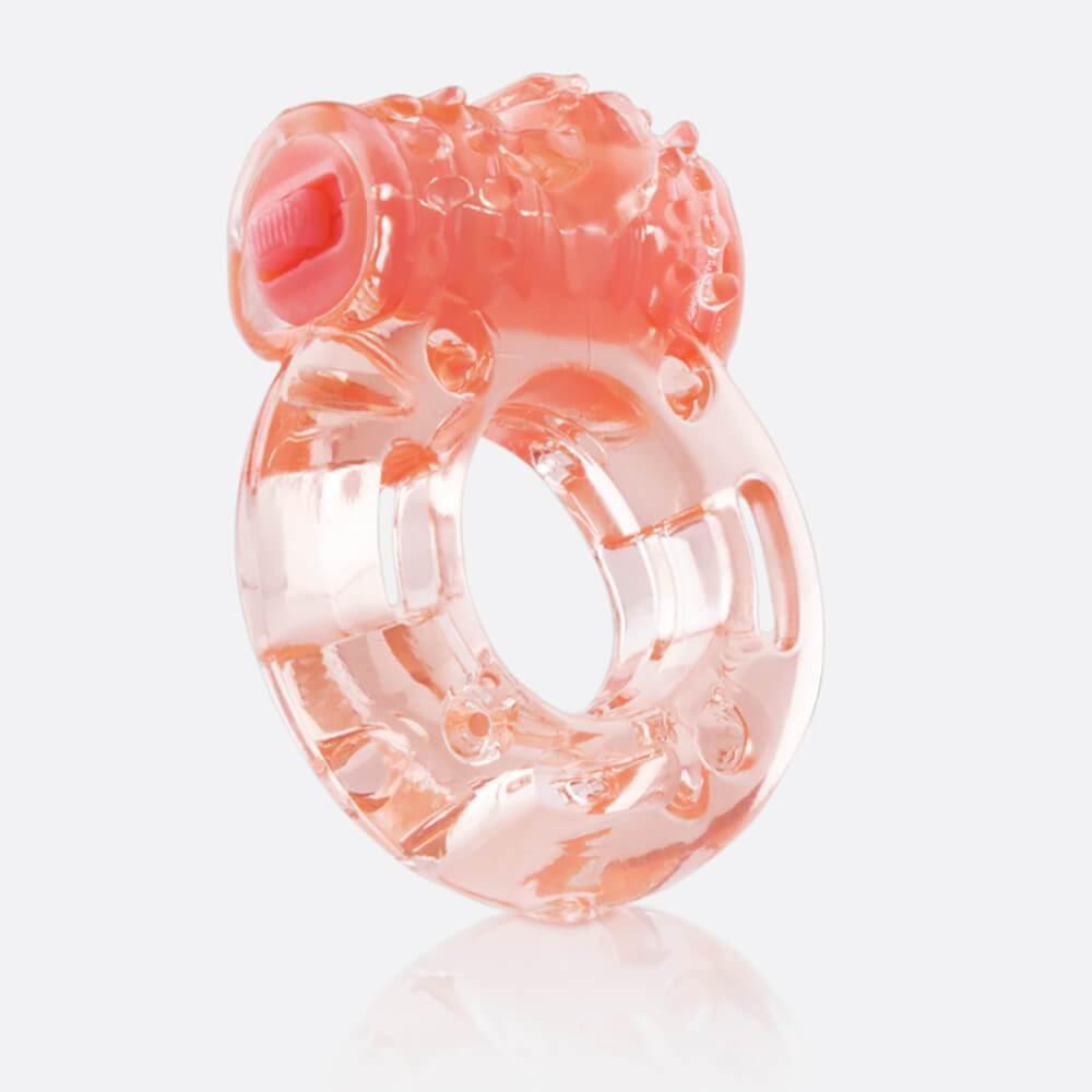 TheScreamingO - The Big O Resuable Ultimate Vibrating Cock Ring (Orange) - Rubber Cock Ring (Vibration) Non Rechargeable Durio.sg