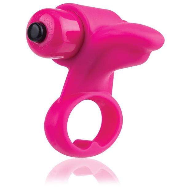 TheScreamingO - You Turn 2 Finger Fun Vibe Cock Ring (Pink) - Rubber Cock Ring (Vibration) Non Rechargeable Durio.sg