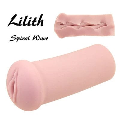 Tomax - Lilith Spiral-Wave Regular Hard Masturbator Onahole (Beige) - Masturbator Vagina (Non Vibration) Durio.sg