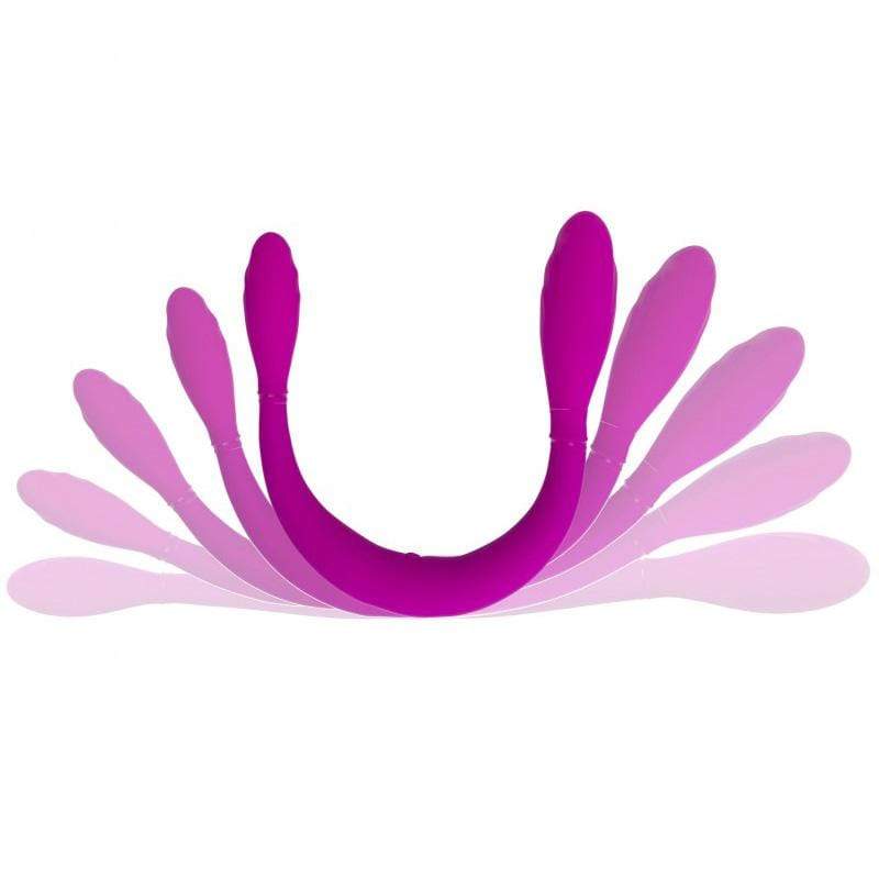 ToyJoy - Infinity Double Dildo Vibrator (Pink) - Double Dildo (Vibration) Rechargeable Durio.sg