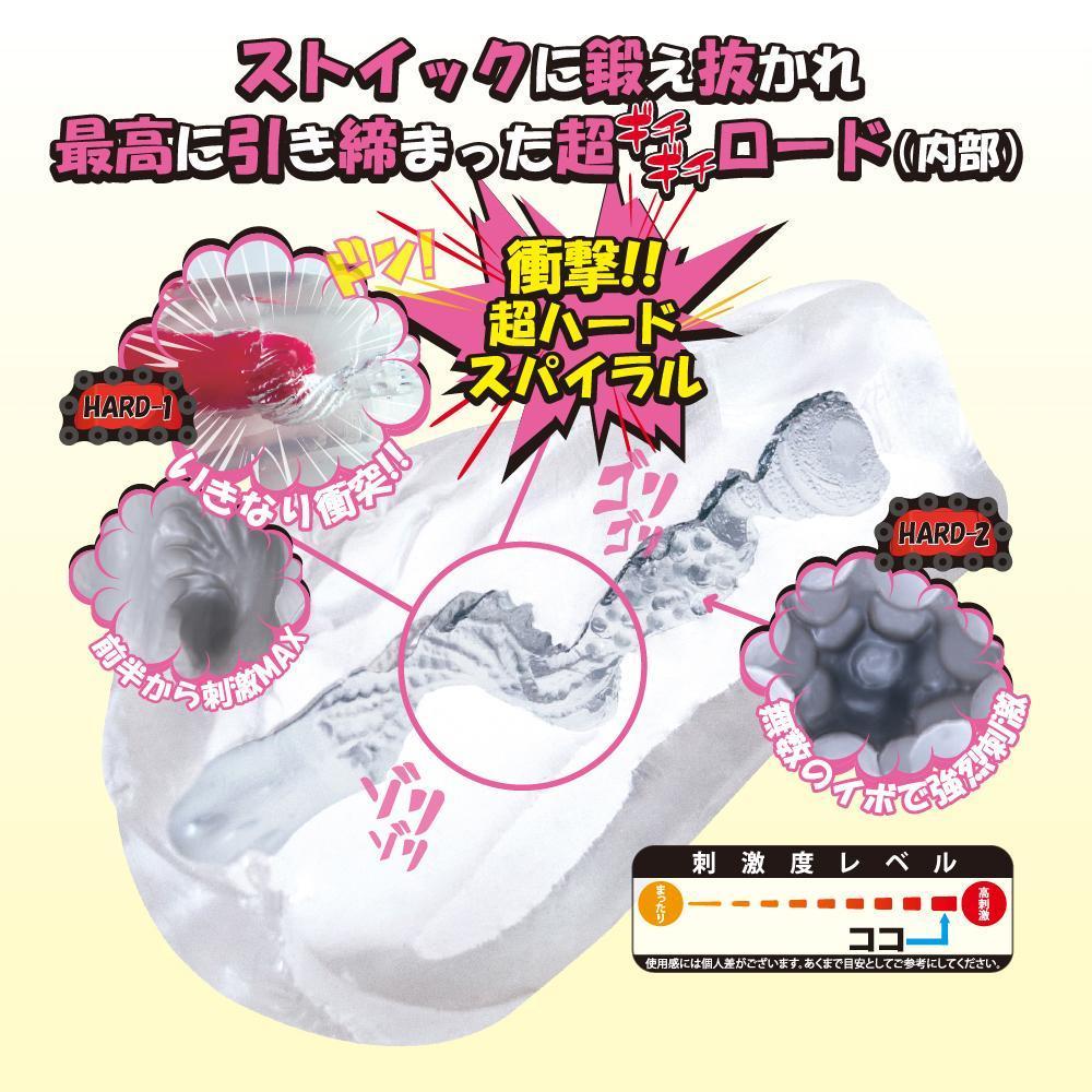 ToysHeart - Cyclist Girls Super Hard and Tight Onahole (Clear) - Masturbator Vagina (Non Vibration) Durio.sg