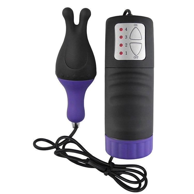 ToysHeart - Fuwari Clit Massager (Black) - Clit Massager (Vibration) Non Rechargeable Durio.sg