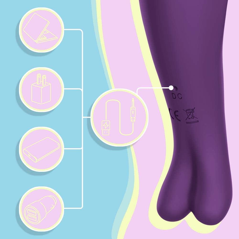 Tracy's Dog - P Cat Clitoral Air Stimulator Sucking Vibrator (Purple) - Clit Massager (Vibration) Rechargeable Durio.sg