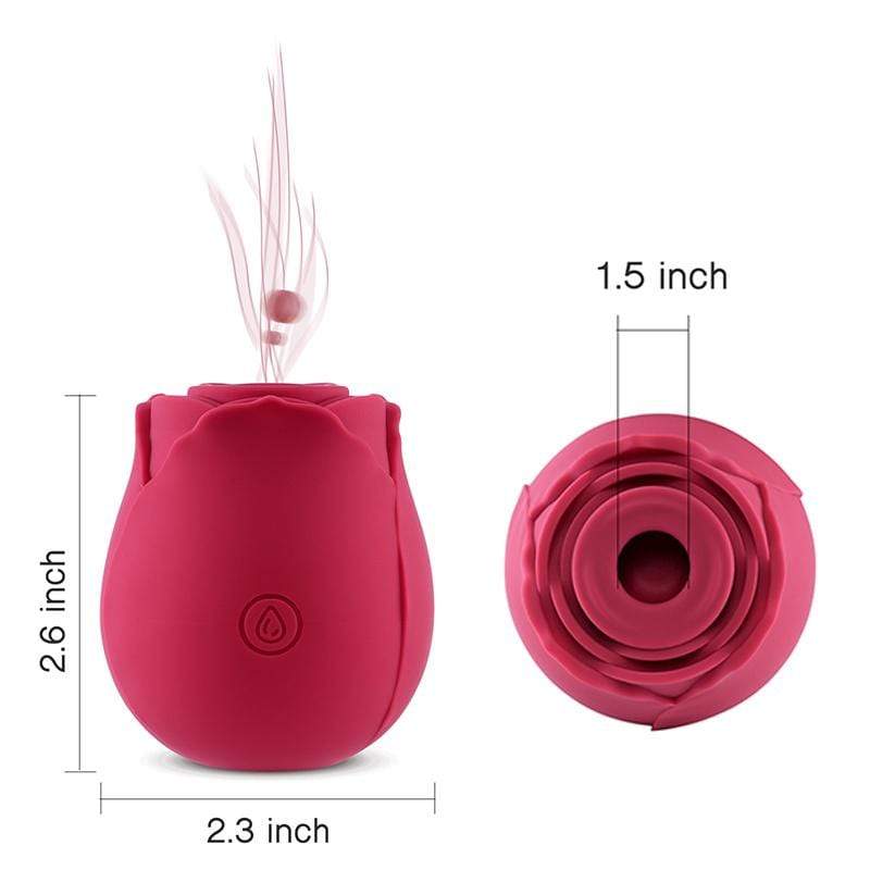 Tracy's Dog - Rosie Vibrator Clitoral Air Stimulator (Pink) - Clit Massager (Vibration) Rechargeable Durio.sg