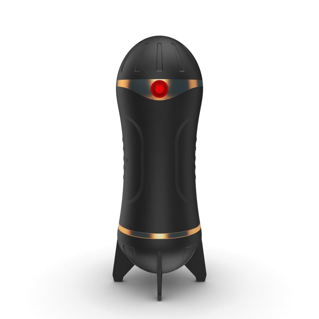 Tracy's Dog - Turboo Automatic Masturbator Cup (Black) - Masturbator Soft Stroker (Vibration) Rechargeable Durio.sg