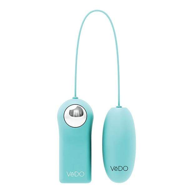 VeDO - Ami Remote Control Bullet Vibrator (Tease Me Turquoise) - Wired Remote Control Egg (Vibration) Rechargeable Durio.sg