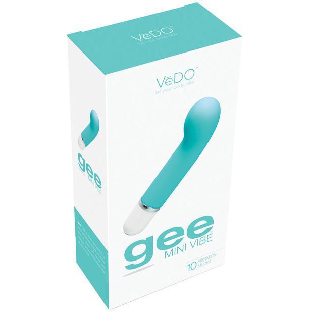 VeDO - Gee Mini G-Spot Vibrator (Tease Me Turquoise) - G Spot Dildo (Vibration) Non Rechargeable Durio.sg