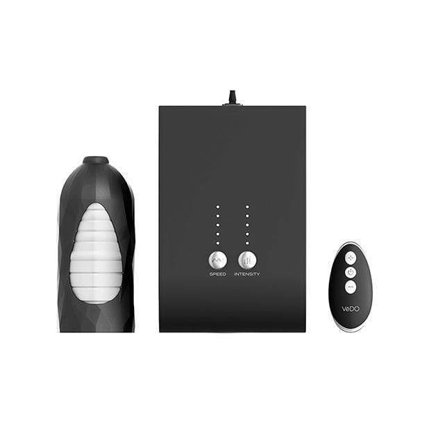 VeDO - Hummer Transform Your BJ Masturbator (Just Black) - Masturbator Mouth (Vibration) Rechargeable Durio.sg