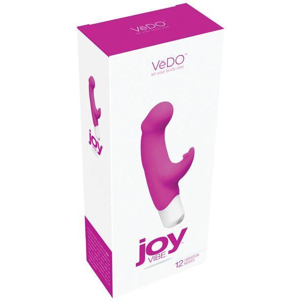 VeDO - Joy Mini Rabbit Vibrator (Hot in Bed Pink) - Rabbit Dildo (Vibration) Non Rechargeable Durio.sg