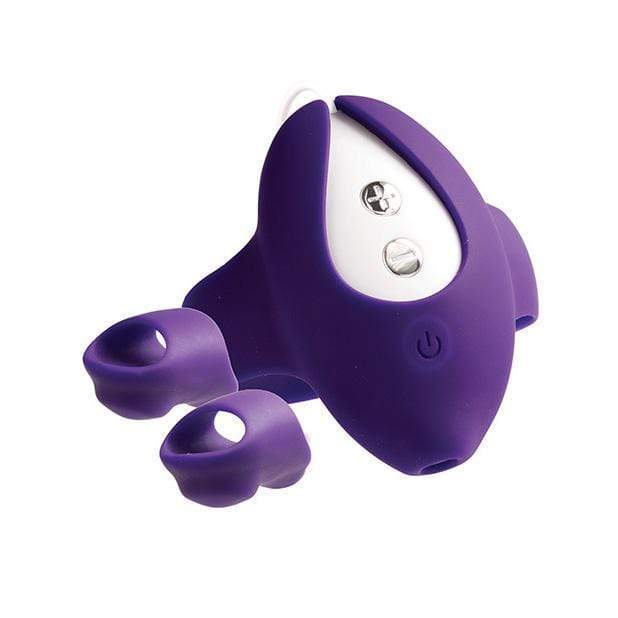 VeDO - Kimi Dual Finger Vibe with Remote Control (Purple) - Clit Massager (Vibration) Rechargeable Durio.sg