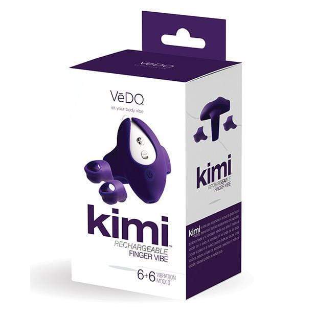 VeDO - Kimi Dual Finger Vibe with Remote Control (Purple) - Clit Massager (Vibration) Rechargeable Durio.sg