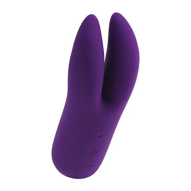 VeDO - Kitti Rechargeable Dual Clit Massager (Deep Purple) - Clit Massager (Vibration) Rechargeable Durio.sg