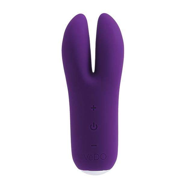 VeDO - Kitti Rechargeable Dual Clit Massager (Deep Purple) - Clit Massager (Vibration) Rechargeable Durio.sg