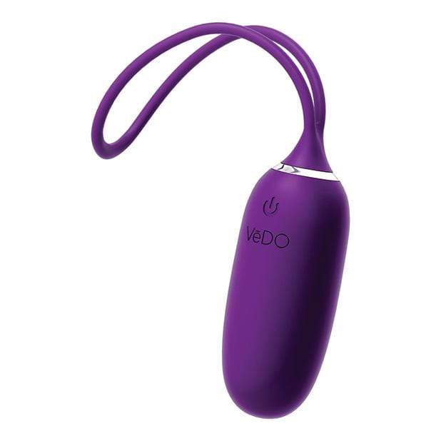 VeDO - Kiwi Remote Control Rechargeable Egg Vibrator (Deep Purple) - Wireless Remote Control Egg (Vibration) Rechargeable Durio.sg