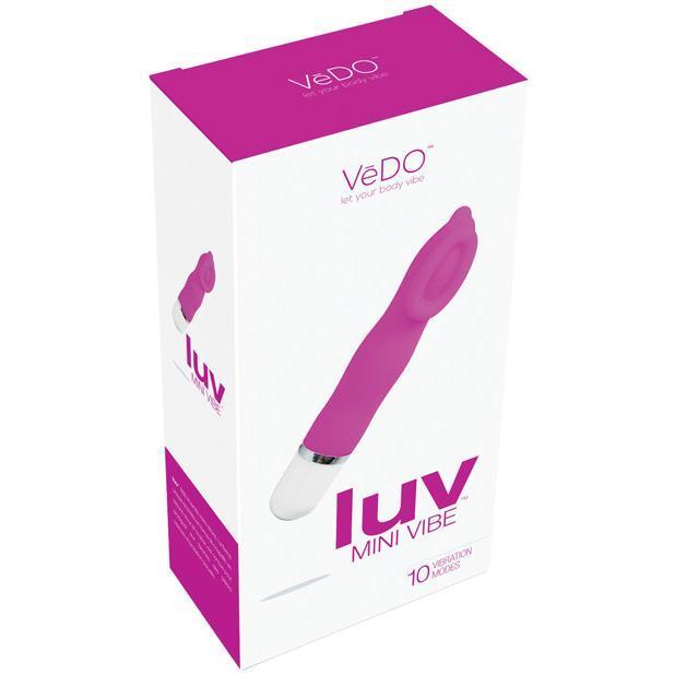 VeDO - Luv Mini Vibe Clit Massager (Hot in Bed Pink) - Clit Massager (Vibration) Non Rechargeable Durio.sg