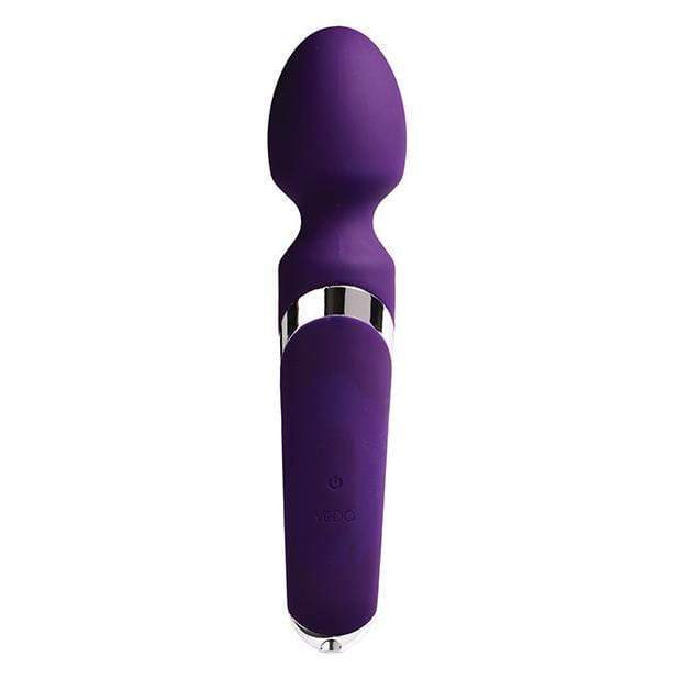 VeDO - Wanda Rechargeable Body Wand Massager (Deep Purple) - Wand Massagers (Vibration) Rechargeable Durio.sg