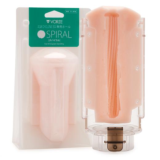 Vorze - A10 Cyclone SA Inner Sleeve Spiral (Beige) - Accessories Durio.sg