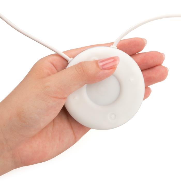 Vorze - UFO SA Remote Control Nipple Teaser Massager (White) - Breast Massager (Vibration) Non Rechargeable Durio.sg