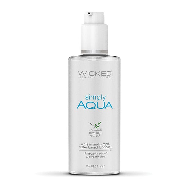 Wicked - Sensual Care Simply Aqua Water Based Lubricant 2.3 oz - Lube (Water Based) Durio.sg