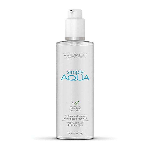 Wicked - Sensual Care Simply Aqua Water Based Lubricant 4 oz - Lube (Water Based) Durio.sg