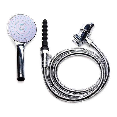 XR - CleanStream Discreet Shower Enema Set (Silver) - Anal Douche (Non Vibration) Durio.sg