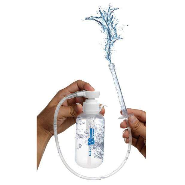 XR - Cleanstream Pump Action Enema Bottle with Nozzle (Clear) - Anal Douche (Non Vibration) Durio.sg