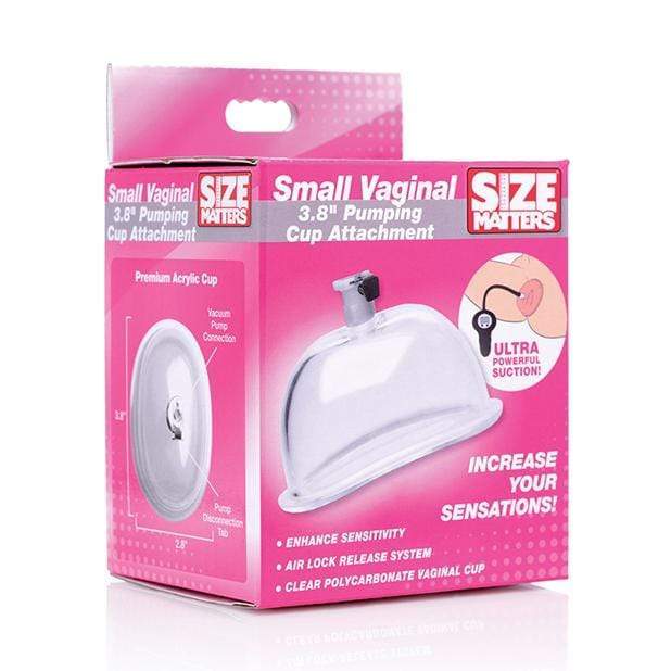 XR - Size Matters 3.8" Vaginal Pumping Cup Attachment Small (Clear) - Clitoral Pump (Non Vibration) Durio.sg