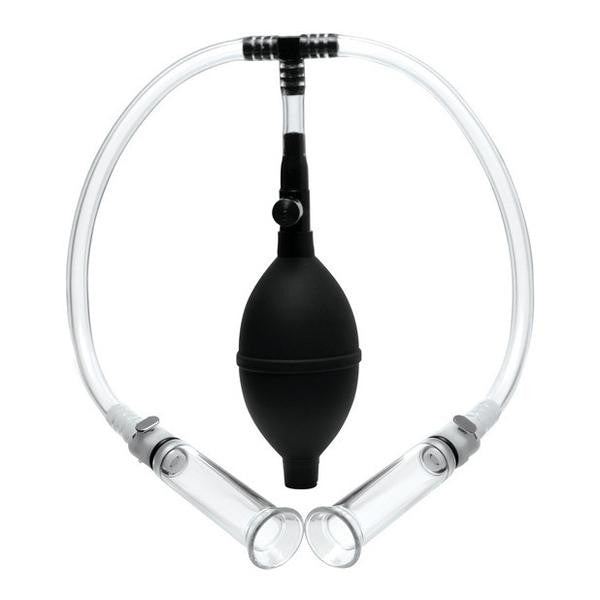 XR - Size Matters Nipple Pumping System with Dual Cylinders - Nipple Pumps (Non Vibration) Durio.sg