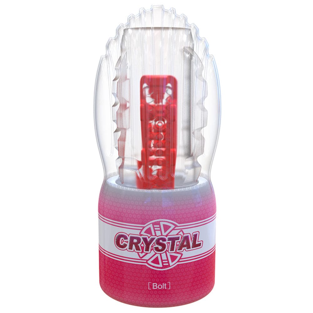 Youcups - Crystal Bolt Cup Masturbator Ultra Hard (Pink) - Masturbator Resusable Cup (Non Vibration) Durio.sg