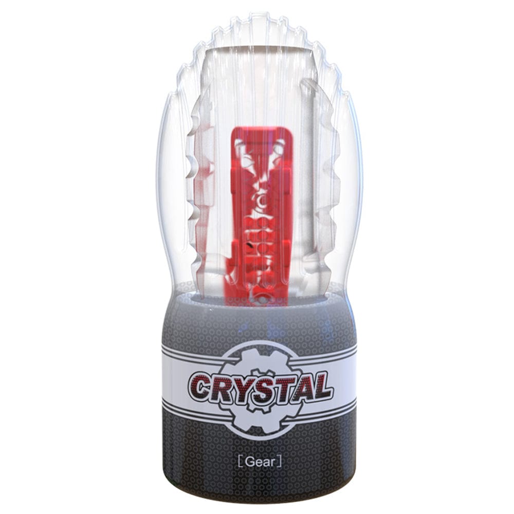 Youcups - Crystal Gear Cup Masturbator Hard (Black) - Masturbator Resusable Cup (Non Vibration) Durio.sg