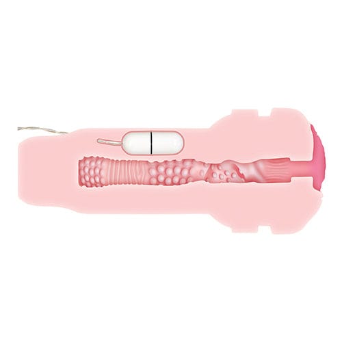 Zero Tolerance - Shell Shock Rechargeable Vibrating Stroker Masturbator (Black) - Masturbator Vagina (Vibration) Rechargeable Durio.sg