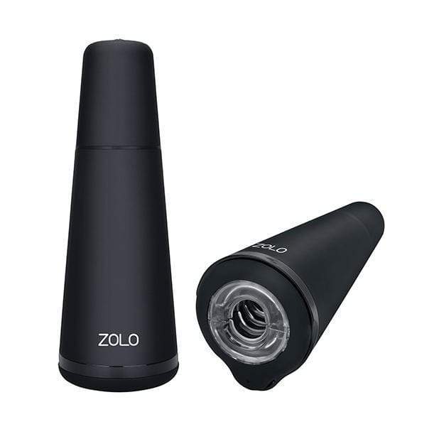 Zolo - Stealth Vibrating Smart Stimulator (Black) - Masturbator Soft Stroker (Vibration) Rechargeable Durio.sg