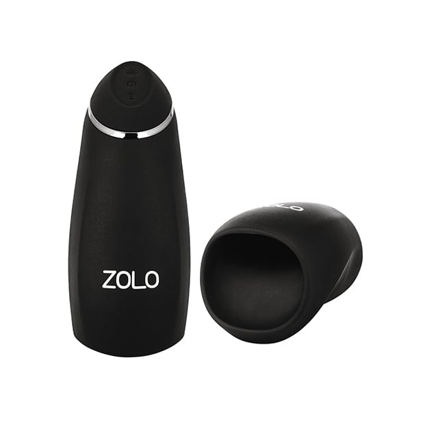 Zolo - Stickshift Thursting Vibrating Squeezable Stroker Masturbator (Black) - Masturbator Soft Stroker (Vibration) Rechargeable Durio.sg